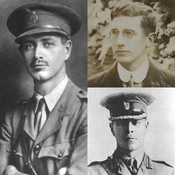 Three Cawley Brothers, 1878–1918, Killed in Action Great War